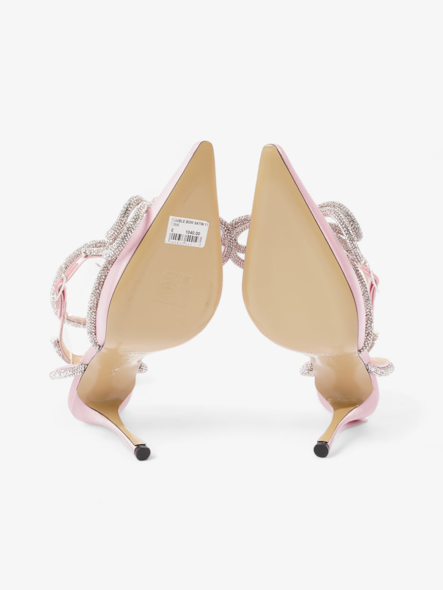 Mach & Mach Double Bow Pumps 110mm Pink Satin EU 37 UK 4 Image 7