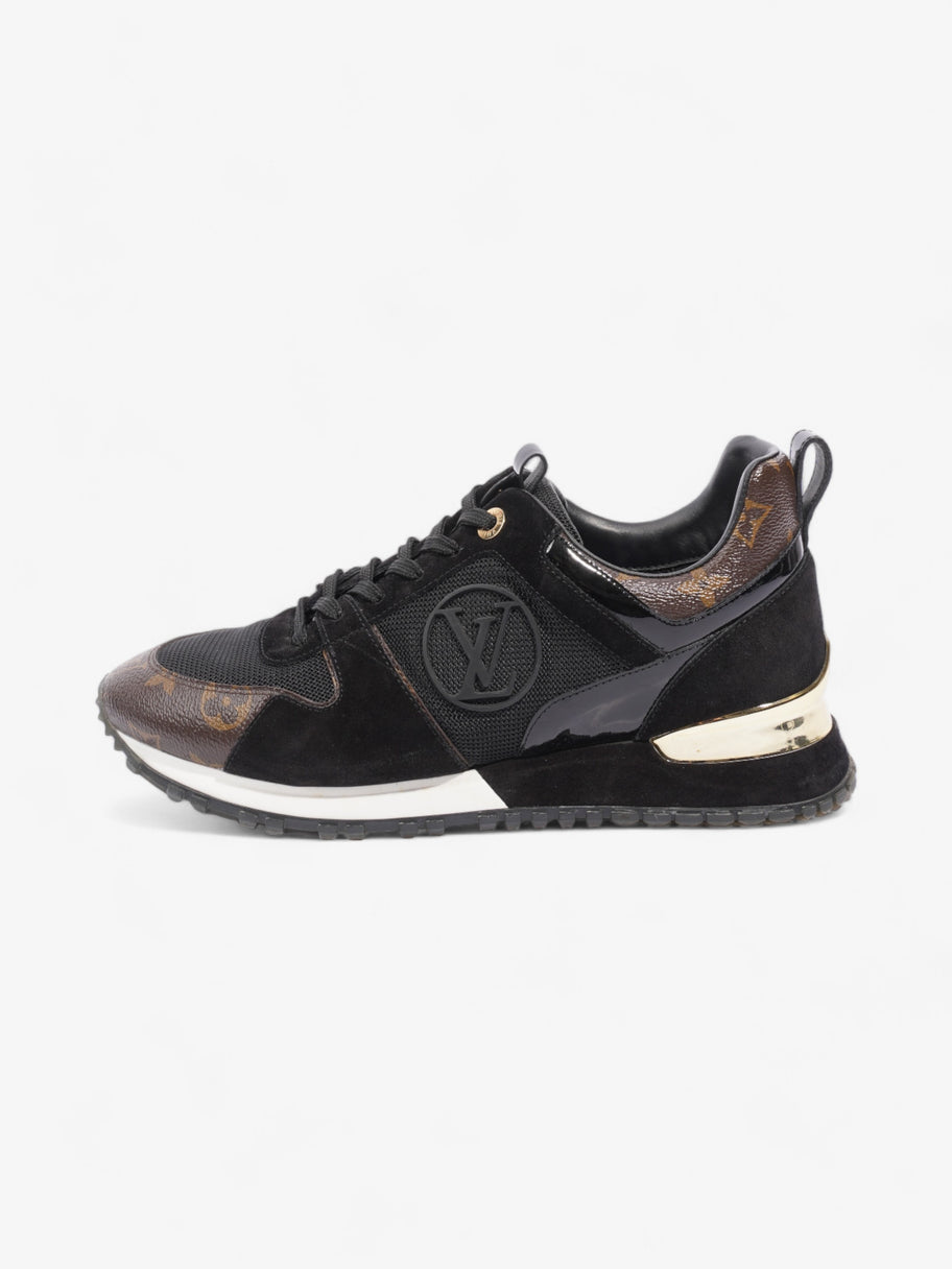 Louis Vuitton Run Away Sneakers Black / Monogram Suede EU 39 UK 6 Image 5