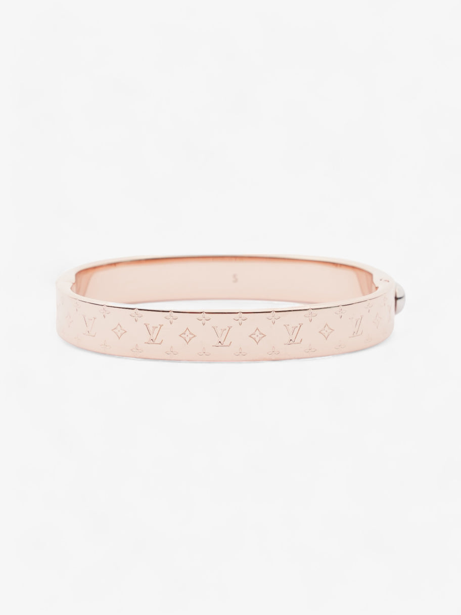 Louis Vuitton Nanogram Cuff Rose Gold Brass S Image 3