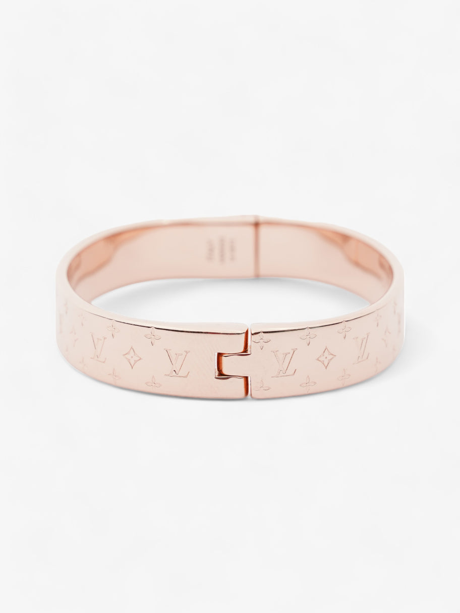 Louis Vuitton Nanogram Cuff Rose Gold Brass S Image 4