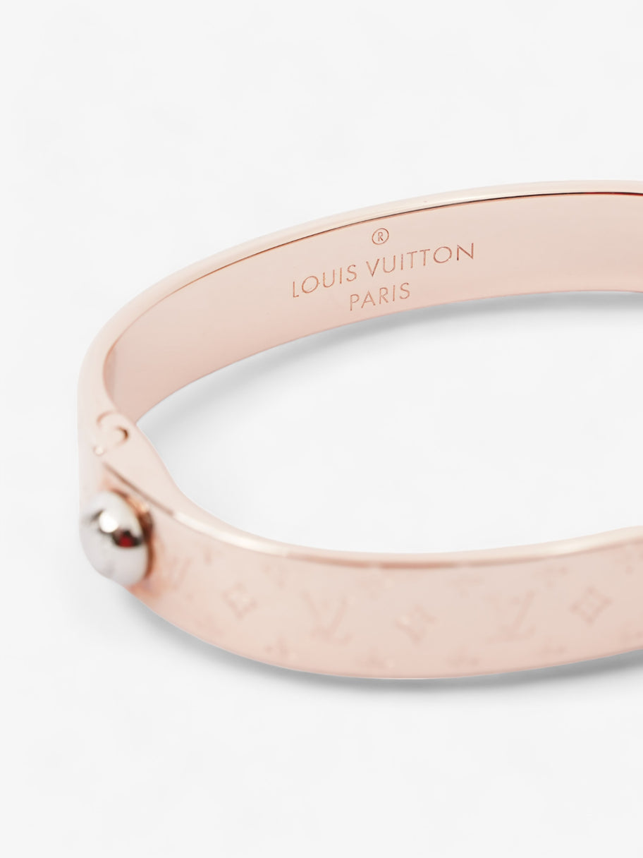 Louis Vuitton Nanogram Cuff Rose Gold Brass S Image 6