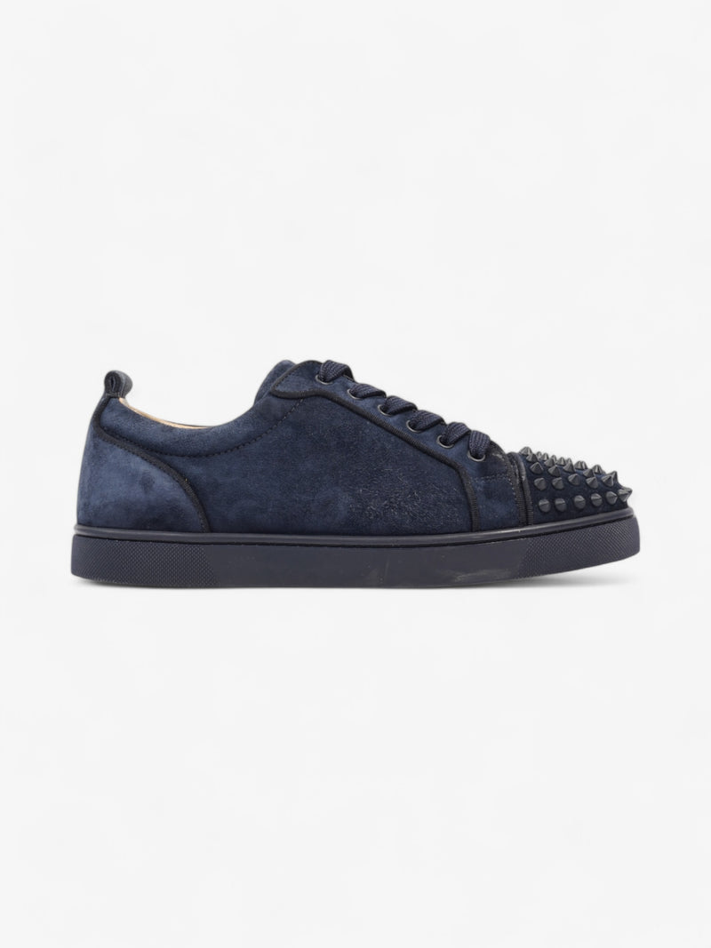  Christian Louboutin Louis Junior Spikes Navy Suede EU 41 UK 7