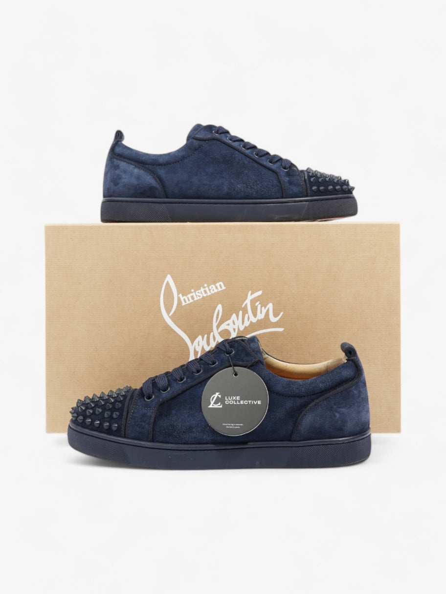 Christian Louboutin Louis Junior Spikes Navy Suede EU 41 UK 7 Image 10