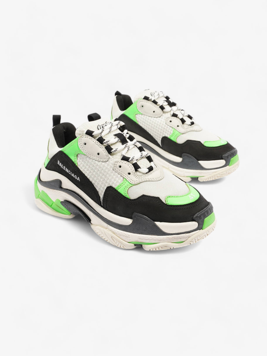 Balenciaga Triple S White / Black / Green Mesh EU 41 UK 8 Image 2