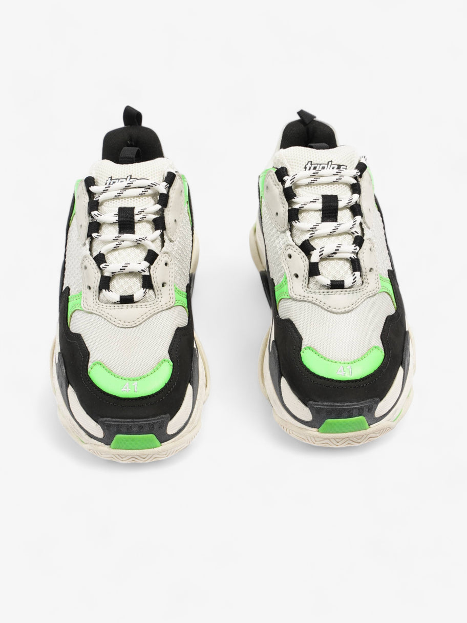 Balenciaga Triple S White / Black / Green Mesh EU 41 UK 8 Image 8