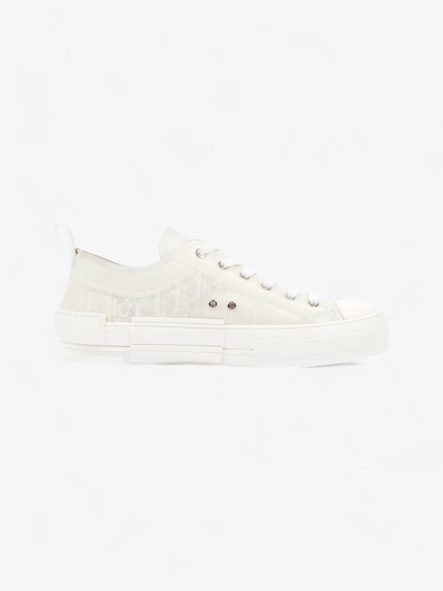 Christian Dior B23 Low Top Sneaker White Canvas EU 44 UK 10 Image 4