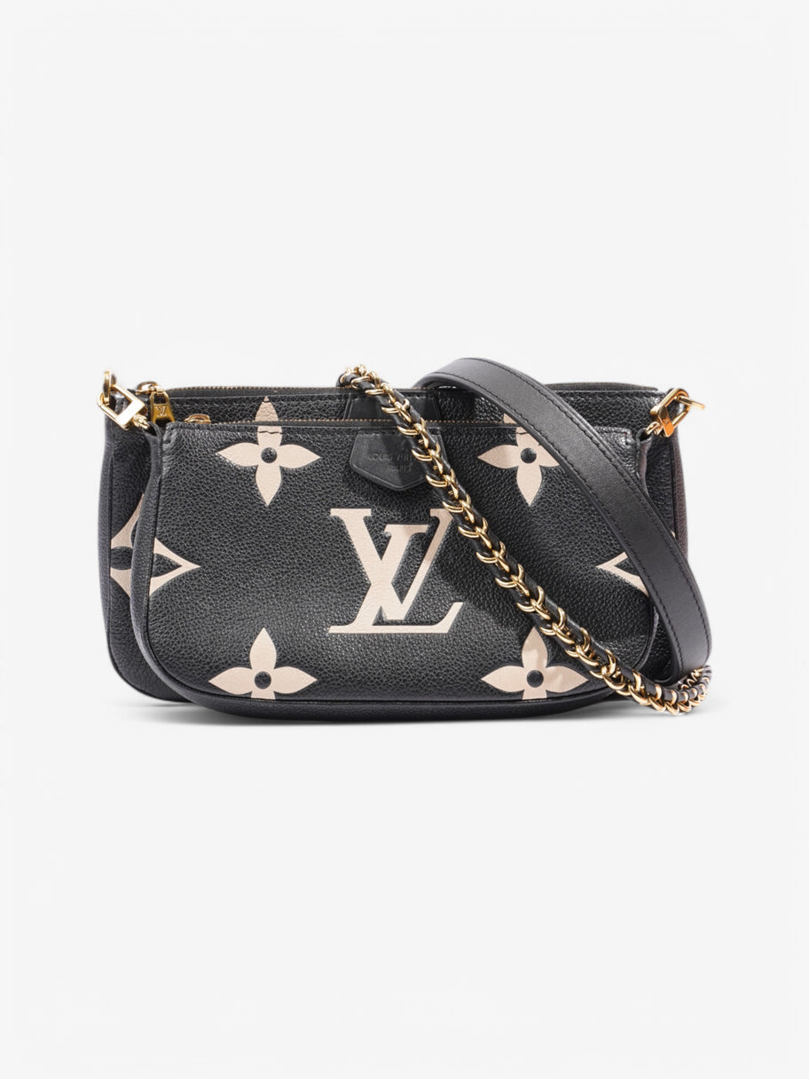 Louis Vuitton Multi Pochette Accessories Black / Beige  Empreinte Leather Image 1