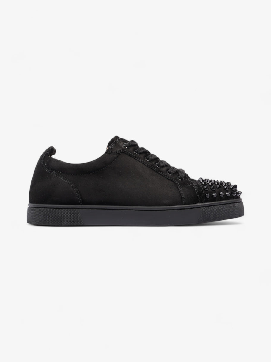 Christian Louboutin Louis Junior Spikes Sneakers Black Suede EU 40.5 UK 6.5 Image 1