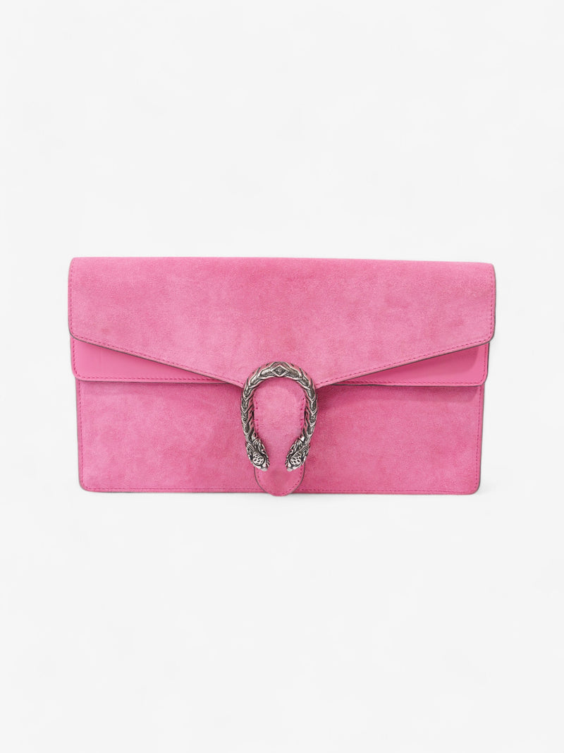  Gucci Dionysus Clutch Pink Suede