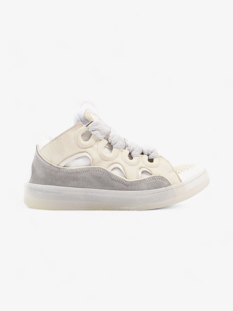  Lanvin Curb Sneaker Beige / Grey Suede EU 39 UK 6