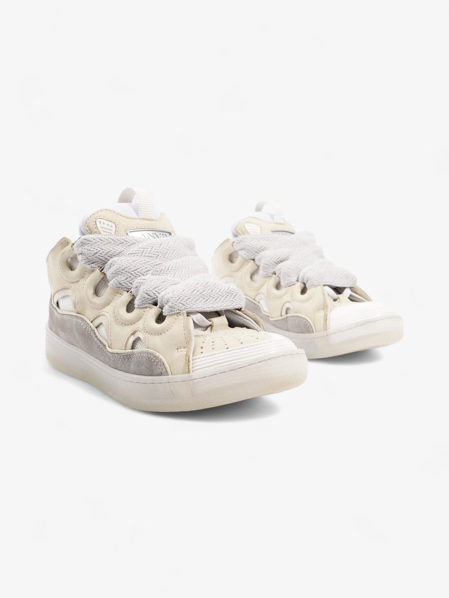 Lanvin Curb Sneaker Beige / Grey Suede EU 39 UK 6 Image 2