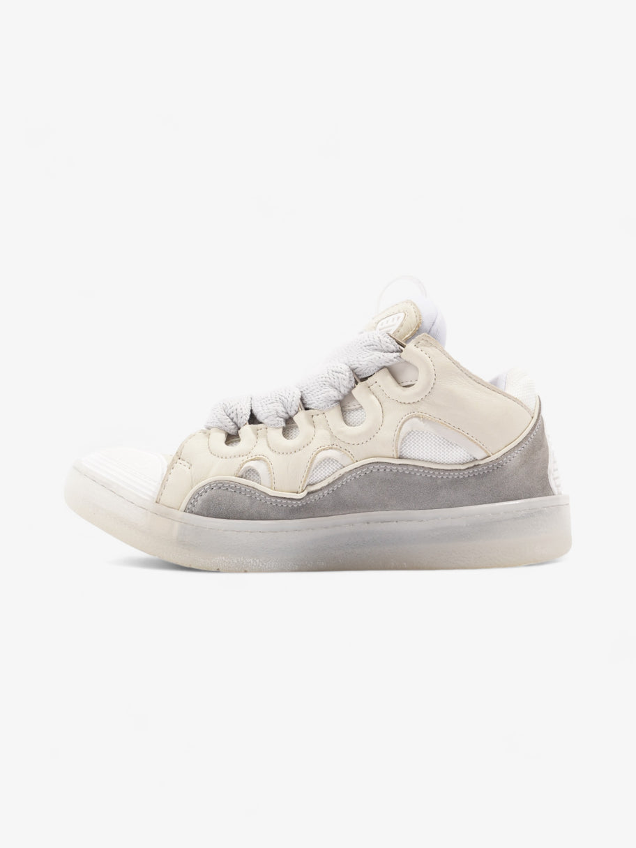 Lanvin Curb Sneaker Beige / Grey Suede EU 39 UK 6 Image 3