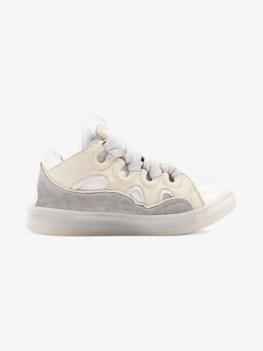 Lanvin Curb Sneaker Beige / Grey Suede EU 39 UK 6 Image 4