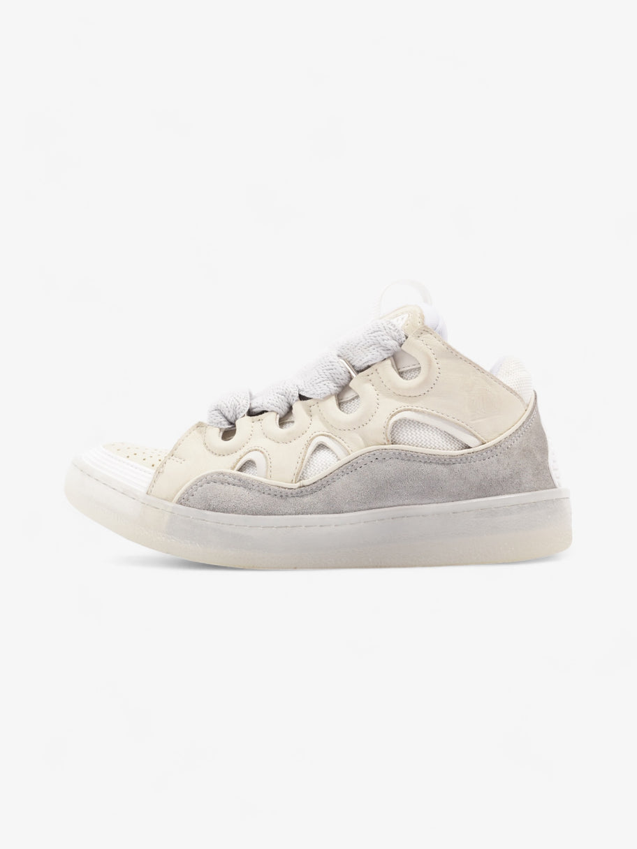 Lanvin Curb Sneaker Beige / Grey Suede EU 39 UK 6 Image 5