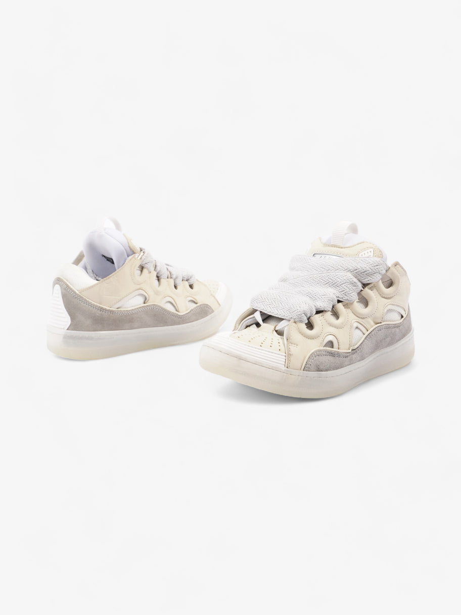 Lanvin Curb Sneaker Beige / Grey Suede EU 39 UK 6 Image 9