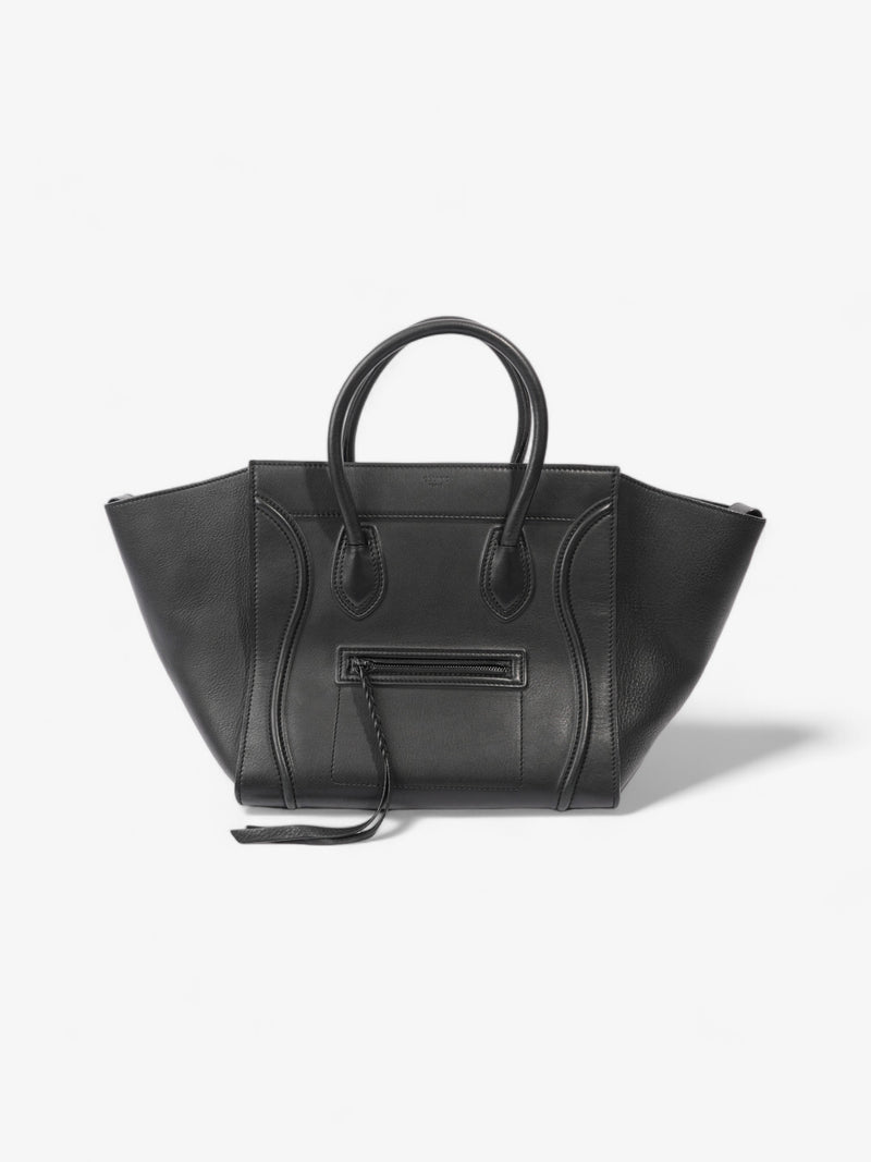  Celine Phantom Luggage Tote Black Leather