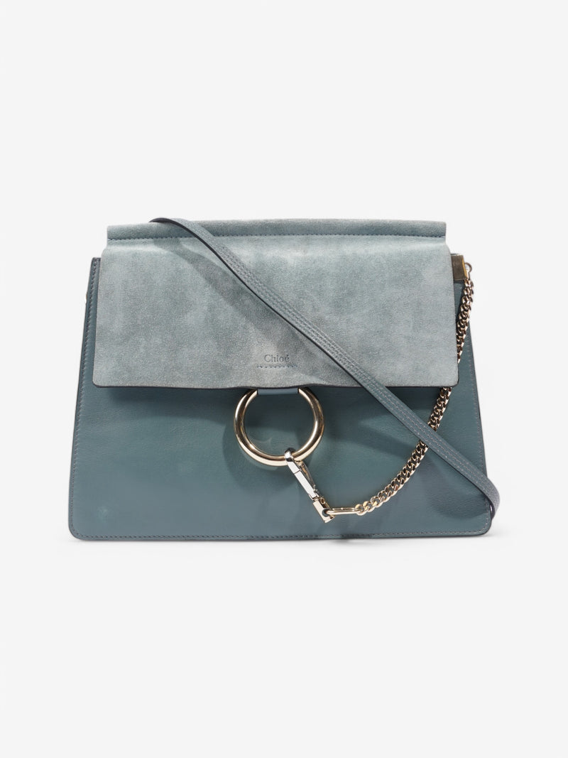  Chloe Faye Cloudy Blue Calfskin Leather Medium