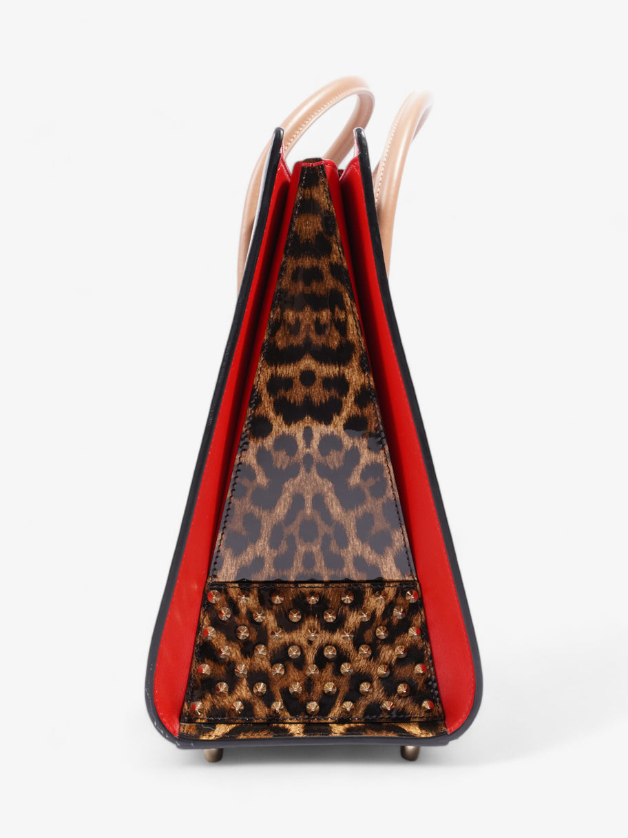 Christian Louboutin Paloma Black / Red / Leopard Leather Large Image 3