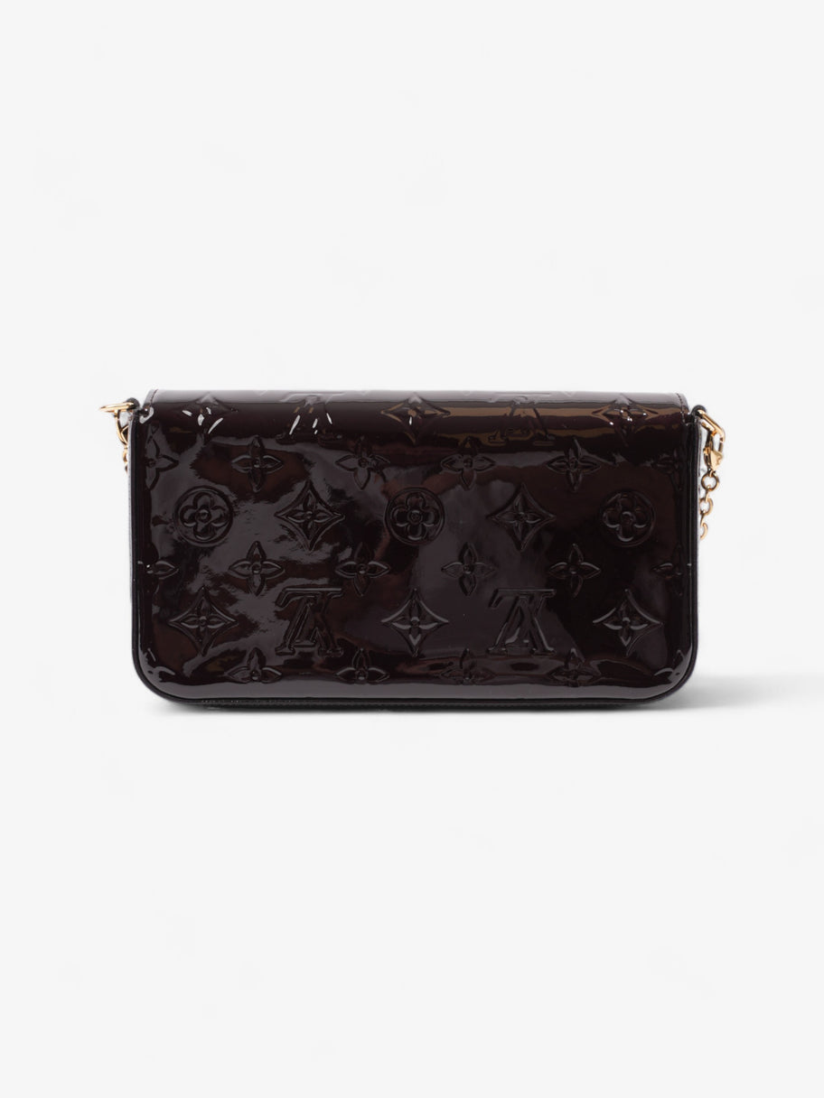 Louis Vuitton Pochette Felicie Maroon Vernis Leather Image 4