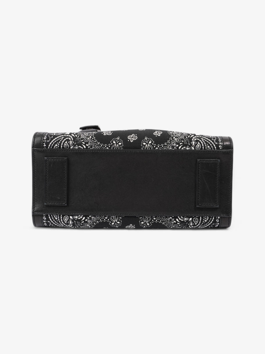 Saint Laurent Sac De Jour Bandana Black / White Calfskin Leather Baby Image 6