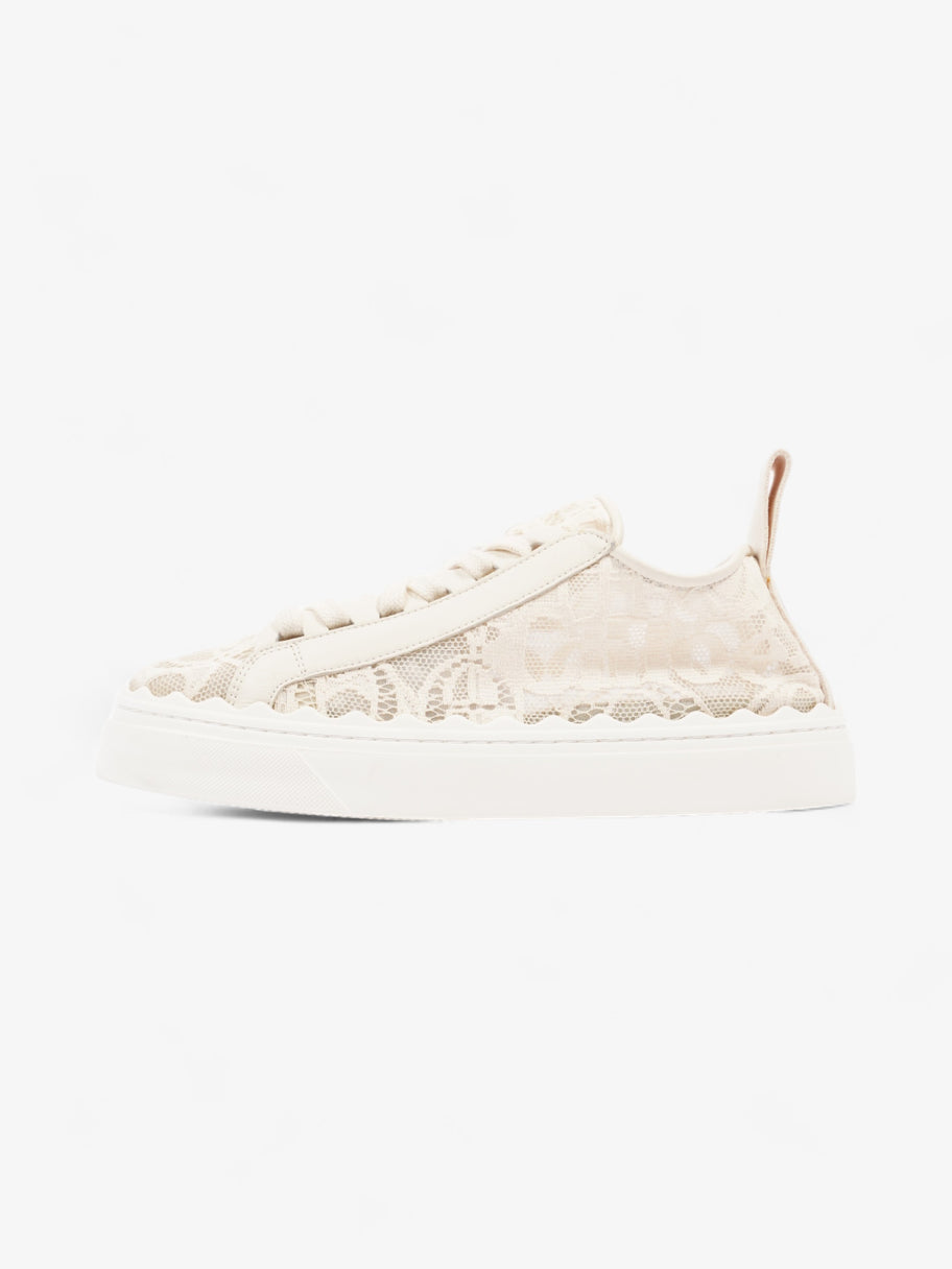 Chloe Lauren Sneakers Cream Lace EU 38 UK 5 Image 5