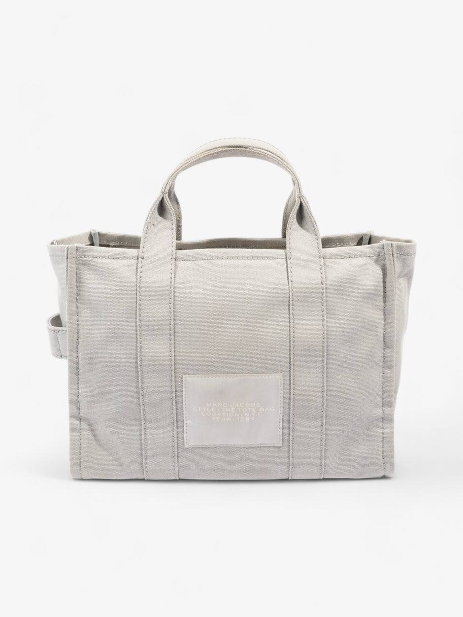 Marc Jacobs The Tote Bag Grey Canvas Medium Image 4