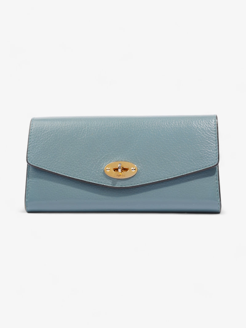  Mulberry Darley Wallet Blue Grained Leather