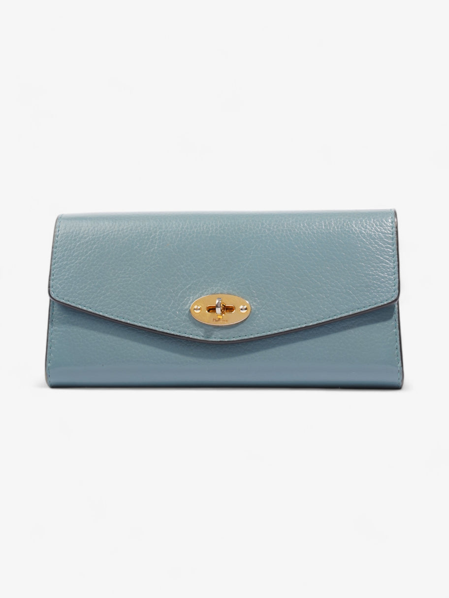 Mulberry Darley Wallet Blue Grained Leather Image 1