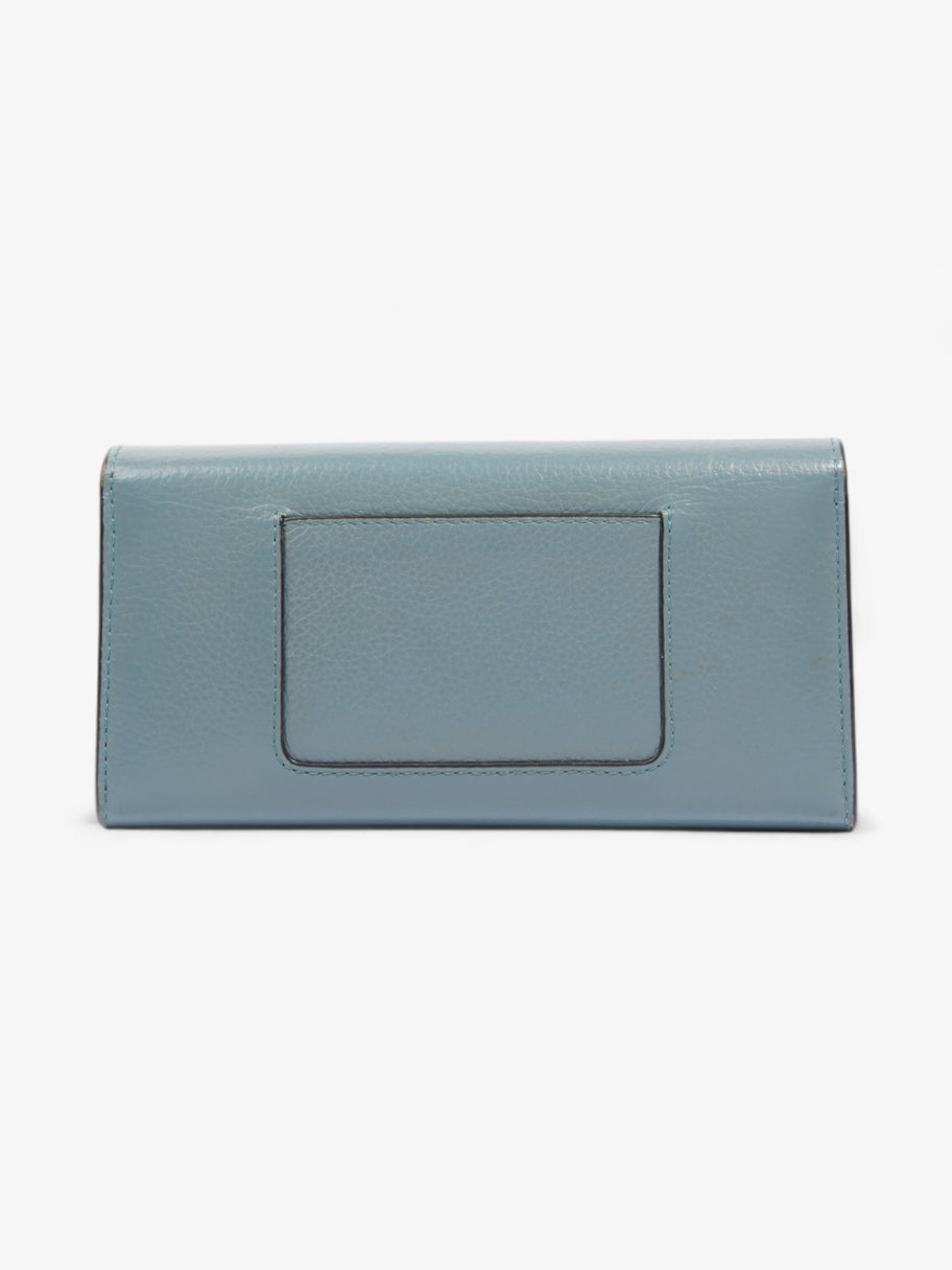 Mulberry Darley Wallet Blue Grained Leather Image 2