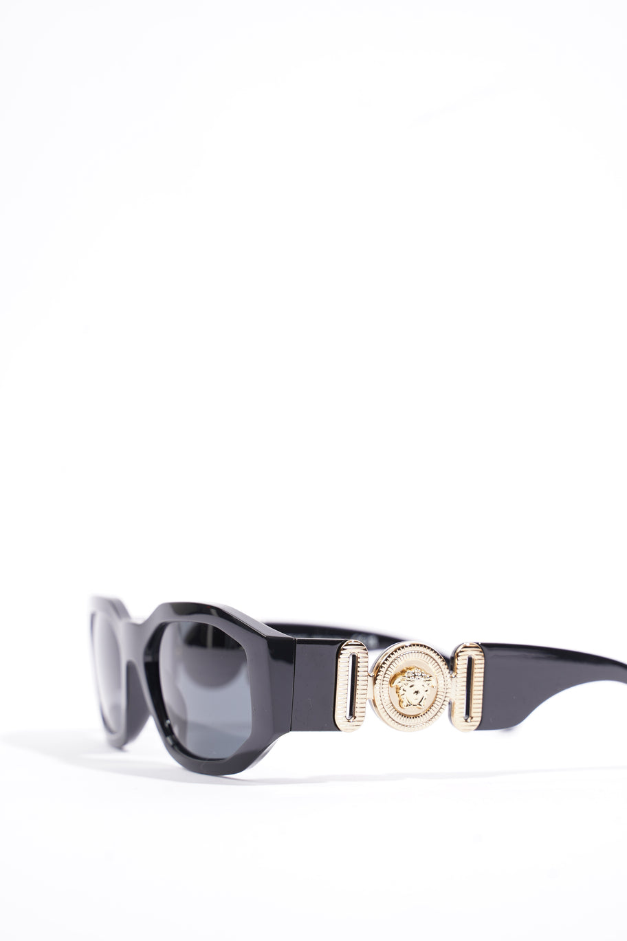 Versace Medusa Biggie Black / Gold Acetate 53mm 18mm Image 2