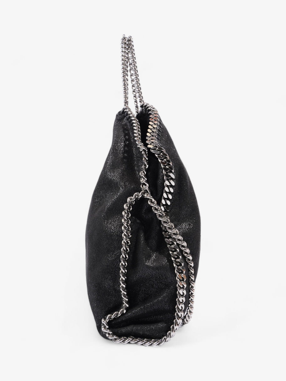 Stella McCartney Falabella Fold Over Tote Black Faux Leather Image 5