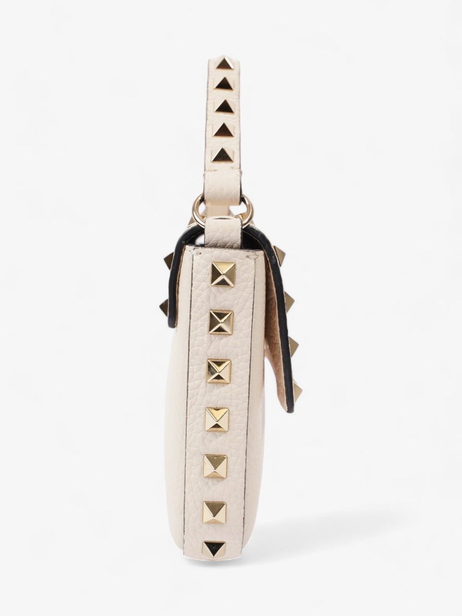 Valentino Rockstud Bag Ivory Grained Leather Image 3