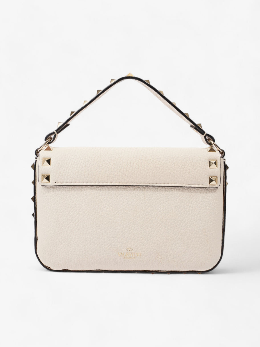 Valentino Rockstud Bag Ivory Grained Leather Image 4