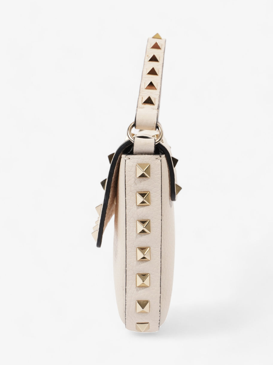 Valentino Rockstud Bag Ivory Grained Leather Image 5