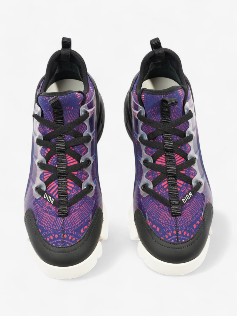 Christian Dior D-Connect Sneakers Purple / Black Technical Fabric EU 38 UK 5 Image 8