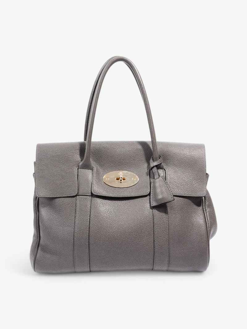  Mulberry Bayswater  Dark Grey Leather Large