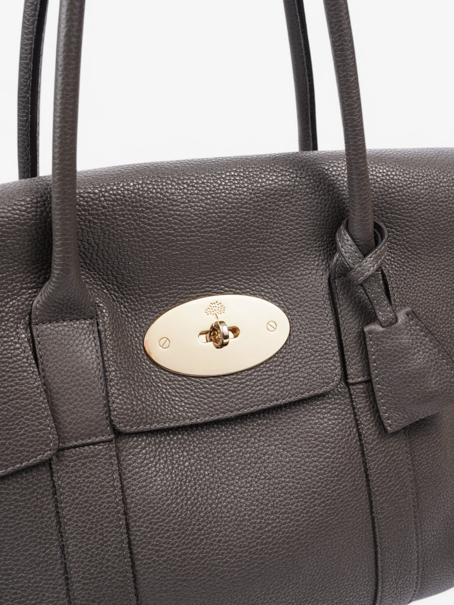 Mulberry Bayswater  Dark Grey Leather Large Image 7