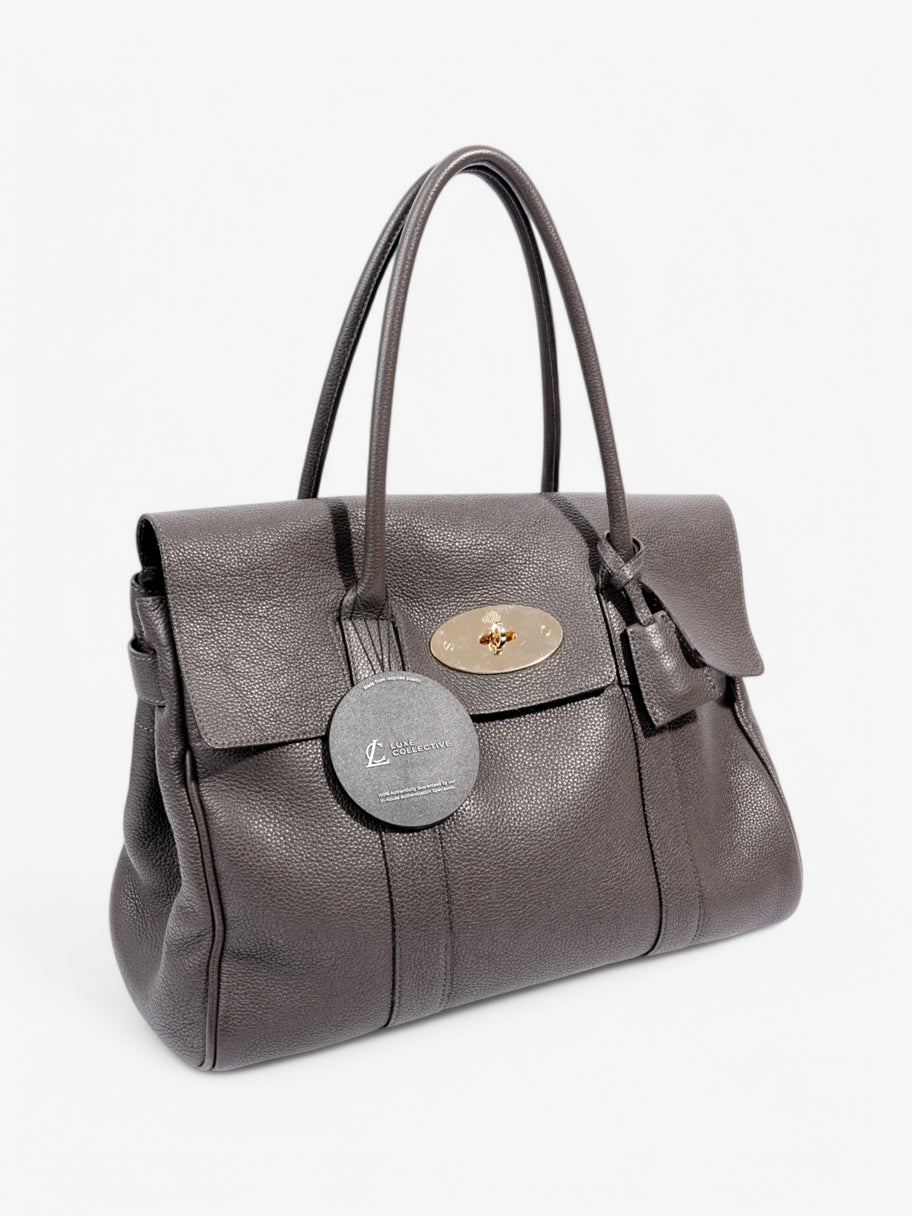 Mulberry Bayswater  Dark Grey Leather Large Image 9