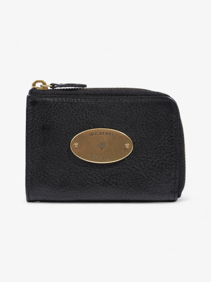  Mulberry Zip-Around Wallet Black Leather