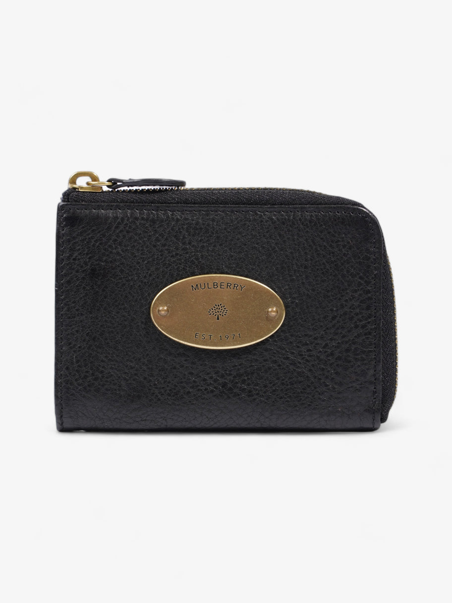 Mulberry Zip-Around Wallet Black Leather Image 1