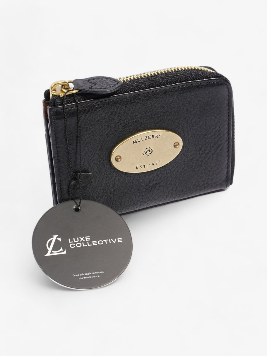 Mulberry Zip-Around Wallet Black Leather Image 6