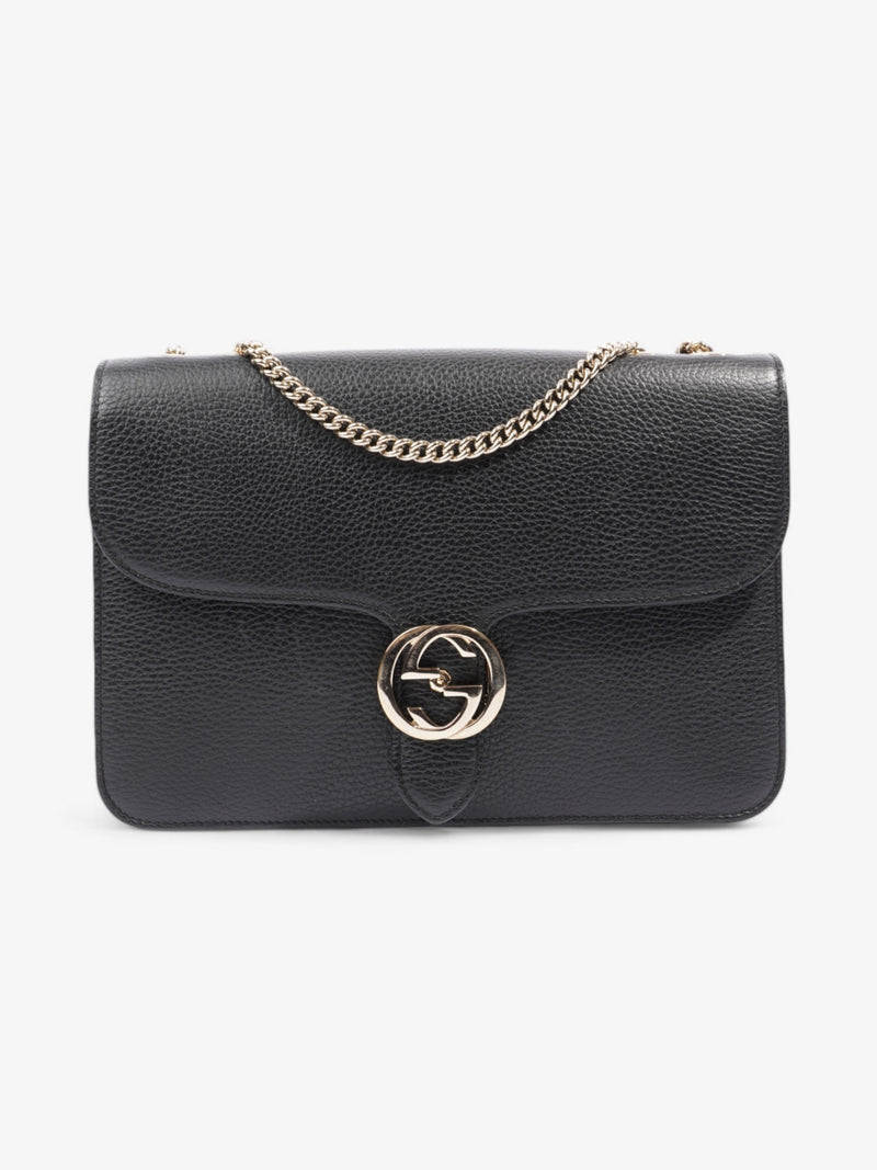  Gucci Interlocking G Bag Black Leather