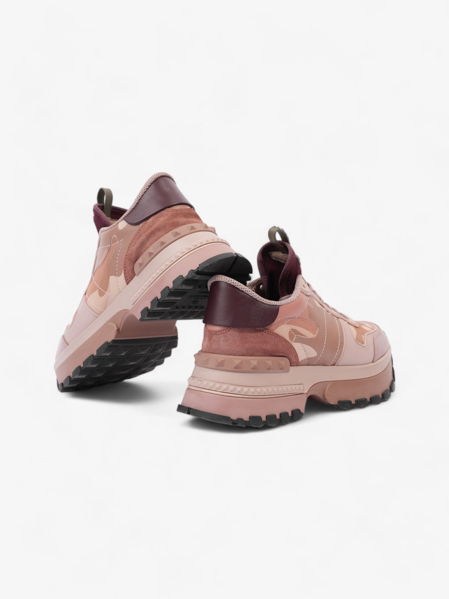 Valentino Rockrunner Up Sneakers Pink / Burgundy Suede EU 39 UK 6 Image 9