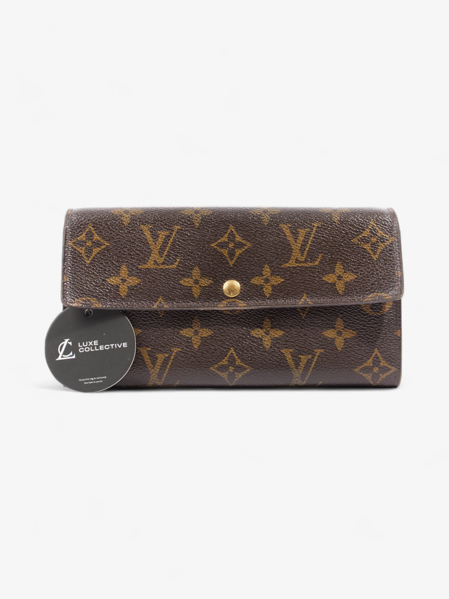 Sarah Wallet Monogram Coated Canvas Image 7