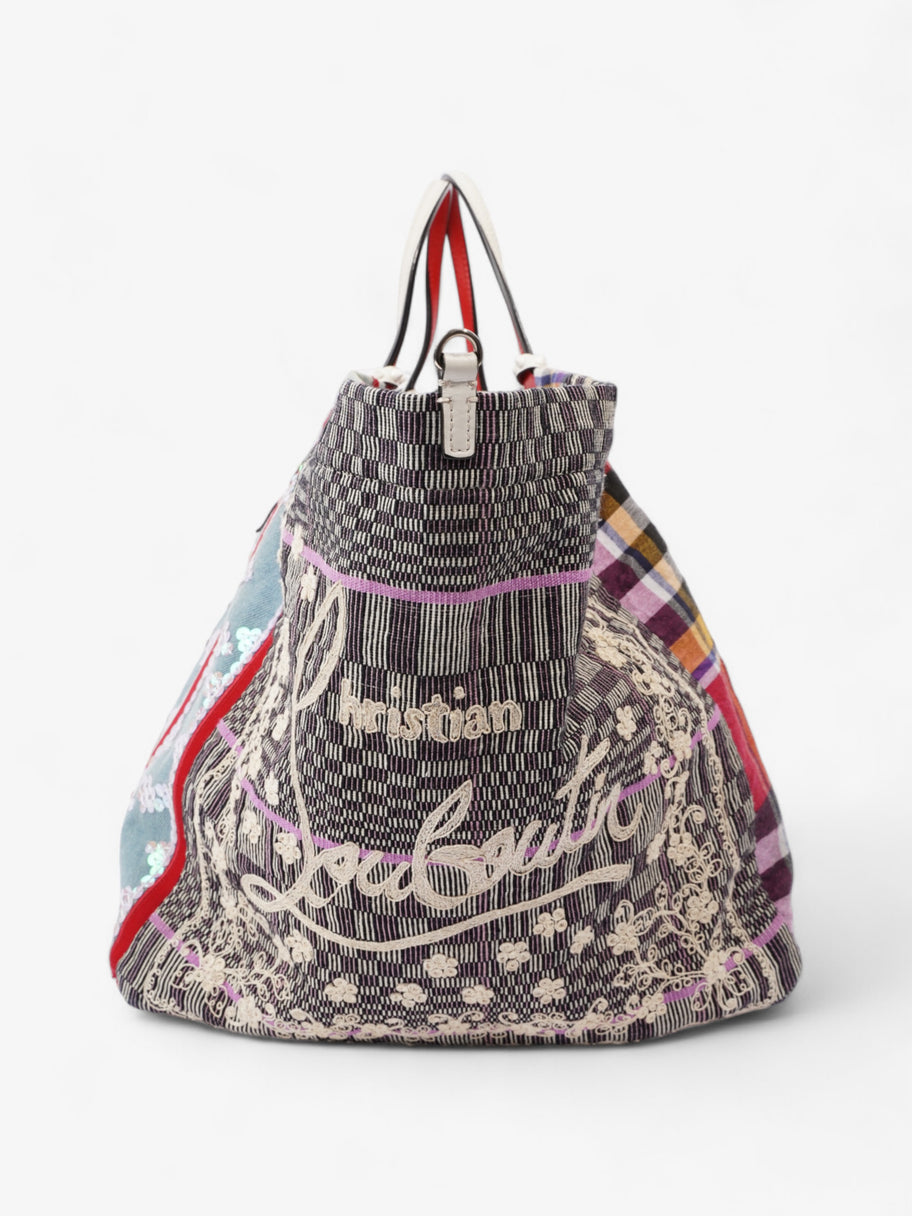 Christian Louboutin Manilacaba Tote Multicoloured Denim Image 5