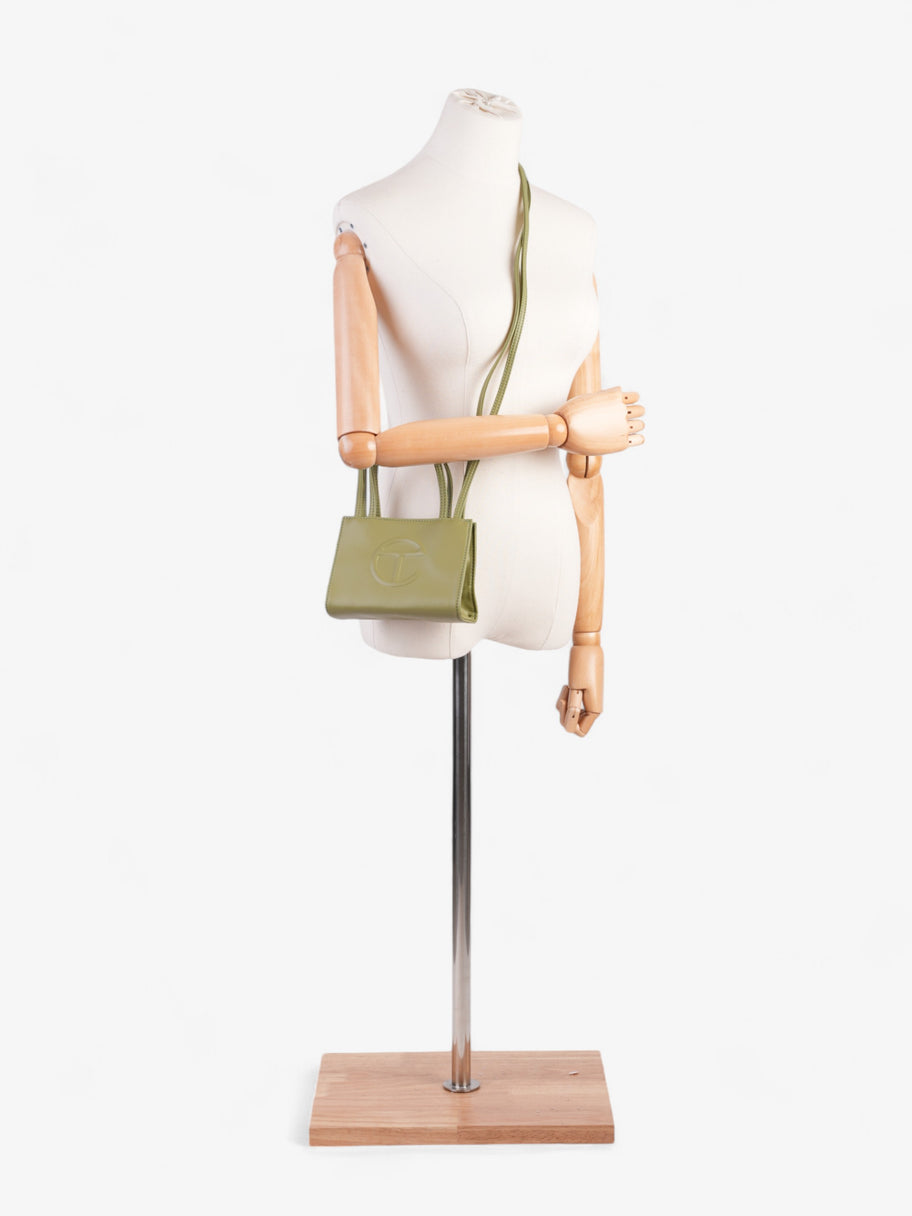 Telfar Shopping Bag Olive Green Polyurethane Small Image 2