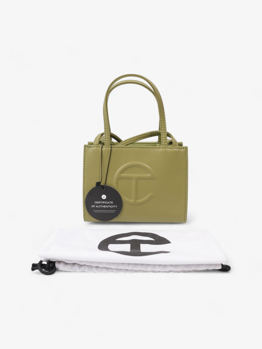 Telfar Shopping Bag Olive Green Polyurethane Small Image 9