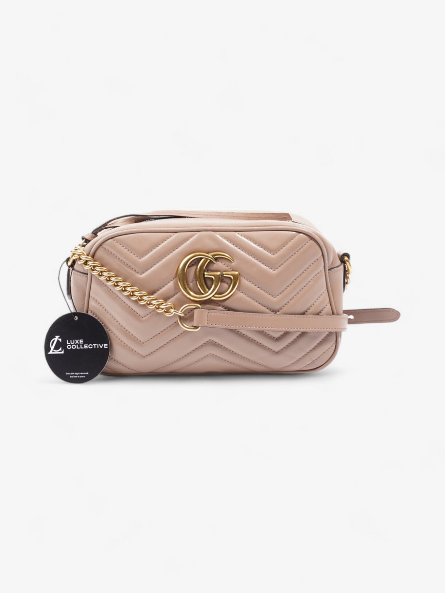 GG Marmont Dusty Pink Matelasse Leather Small Image 8