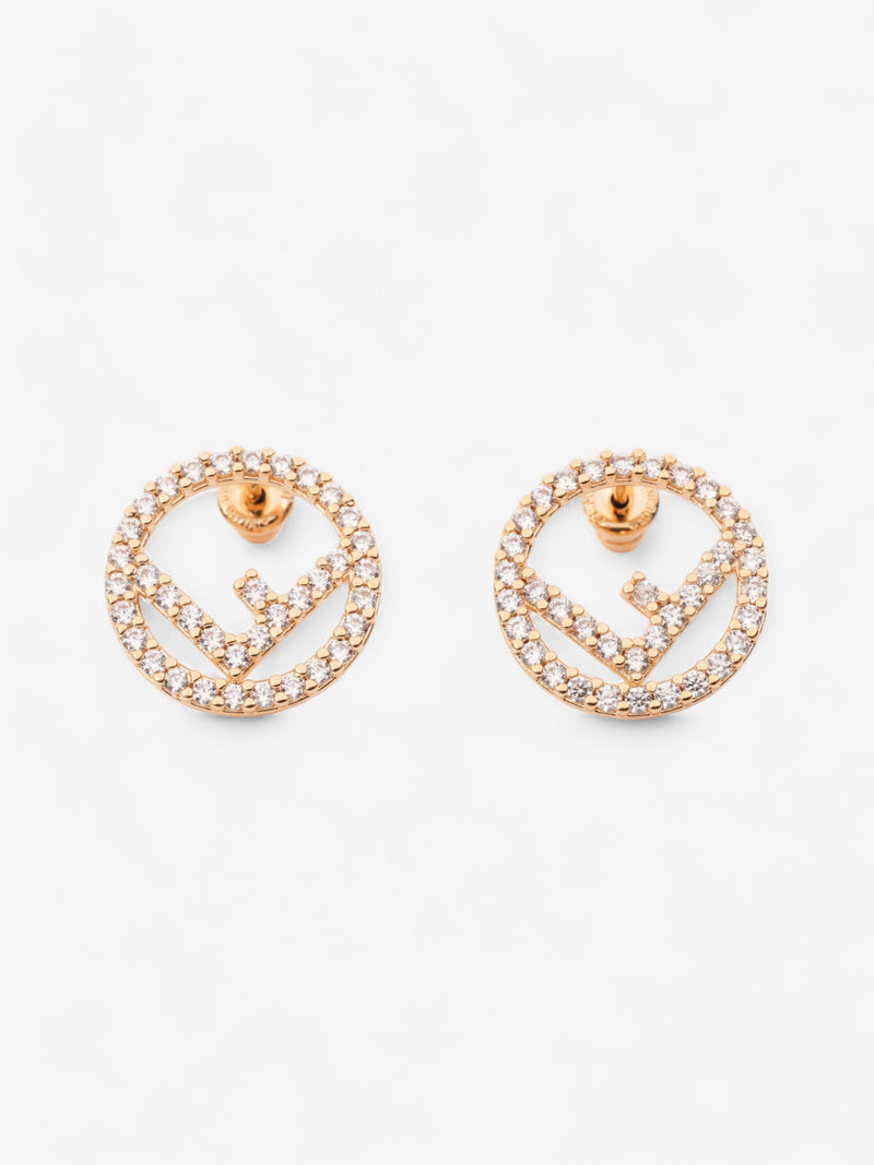  Fendi F is Fendi Earrings Gold Base Metal