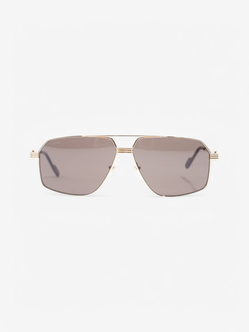  Cartier Cartier Sunglasses Gold Base Metal